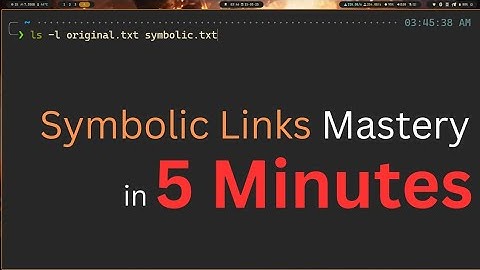 Linux Symbolic Links Explained in 5 Minutes
