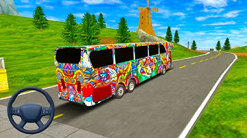 Coach Bus Simulator India Off-road Driving Bus Game | New Update 2025 Full Gameplay Video Part #84🔥🥰