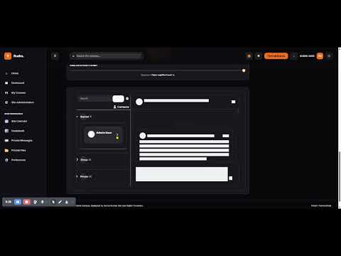 This Premium Apple-Style Theme Transforms Moodle Completely! (Theme Rudra Showcase)