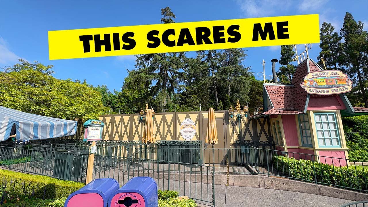 ディズニー How it Works in thecountry So much -anxiety- over Casey Jr. update | DLR construction