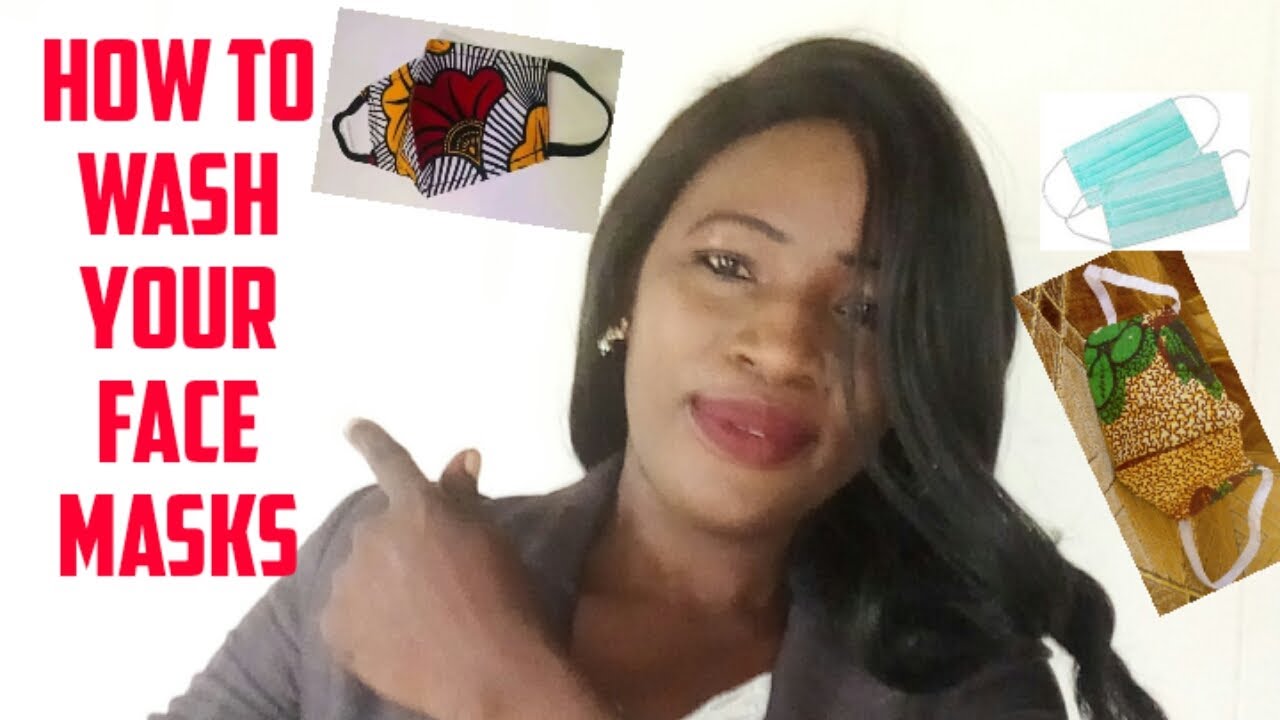 How to wash your Face Masks YouTube