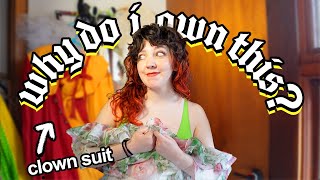 trying on every clothing item in my ✨secret closet✨ extreme closet clean out 2024! declutter with me