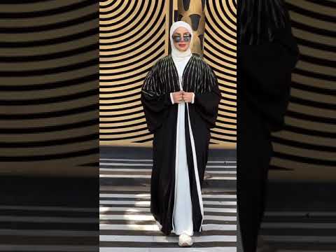 الموديل ال نال اعجابكم كلكم دلوقتي جديده هتبهرك وهتخليكى أشيك واحدة عبايات عبايات اللون الاسود 