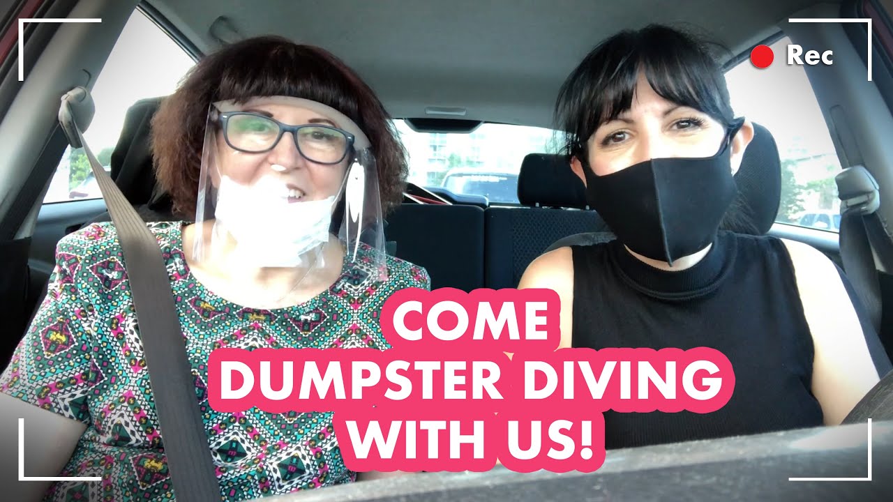 FINALLY A LIVE DIVE! Come Dumpster Diving With Us Scored Big At