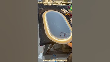 Diy vanity mirror with lights, led mirror touch sensor switch 96W MAX for bathroom mirror.#bathroom