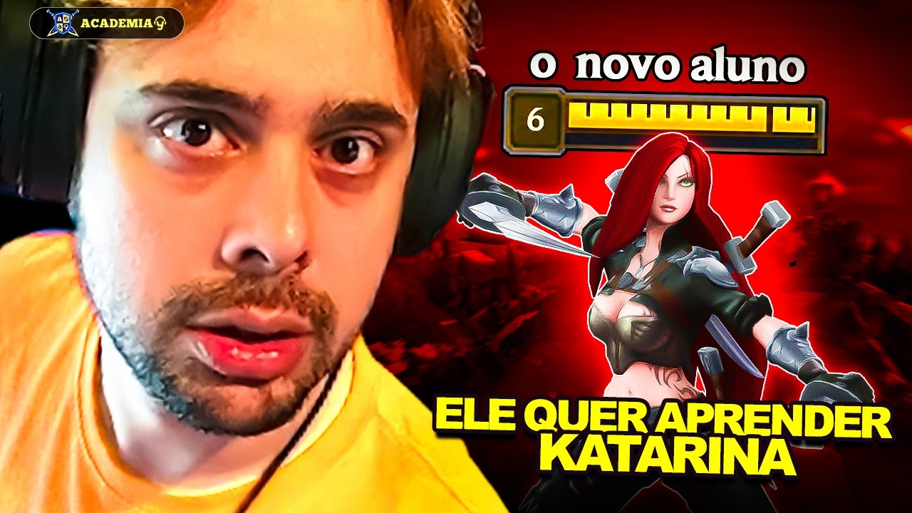 O NOVO ALUNO QUER APRENDER KATARINA (EP.22)