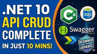 2 | .Net 10 API Crud Using Entity FrameWork and SQL Server in Urdu Hindi.