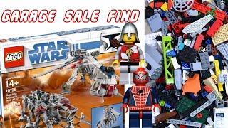 Best Lego Garage sale find? Spiderman, Castle, Star Wars, Ninjago + Republic Dropship w/ AT-OT!