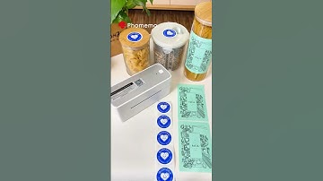 Print cute labels with Phomemo 241BT label printer!😍#phomemo #labelmaker #labeling #printer