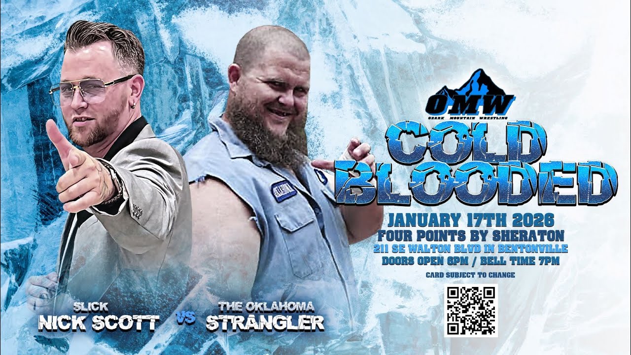 Slick Nick Scott vs the Oklahoma Strangler - Ozark Mountain Wrestling ...