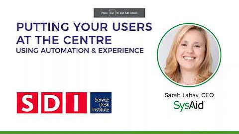 Putting your users at the center - using automatio...