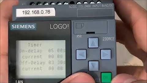 LOGO!8  : How to? Cursor key