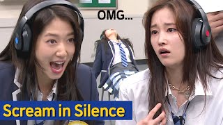 [Knowing Bros] Scream in Silence Game with Park Shinhye & Jun Jongseo😲