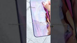 Clear protector, invisible vibes 👀 #iphone17 #tech #iphone17promax #screenprotector #iphone