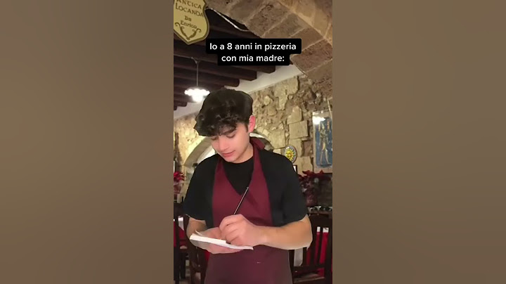 Io a 8 anni in pizzeria con mia madre - Gabriele Vagnato