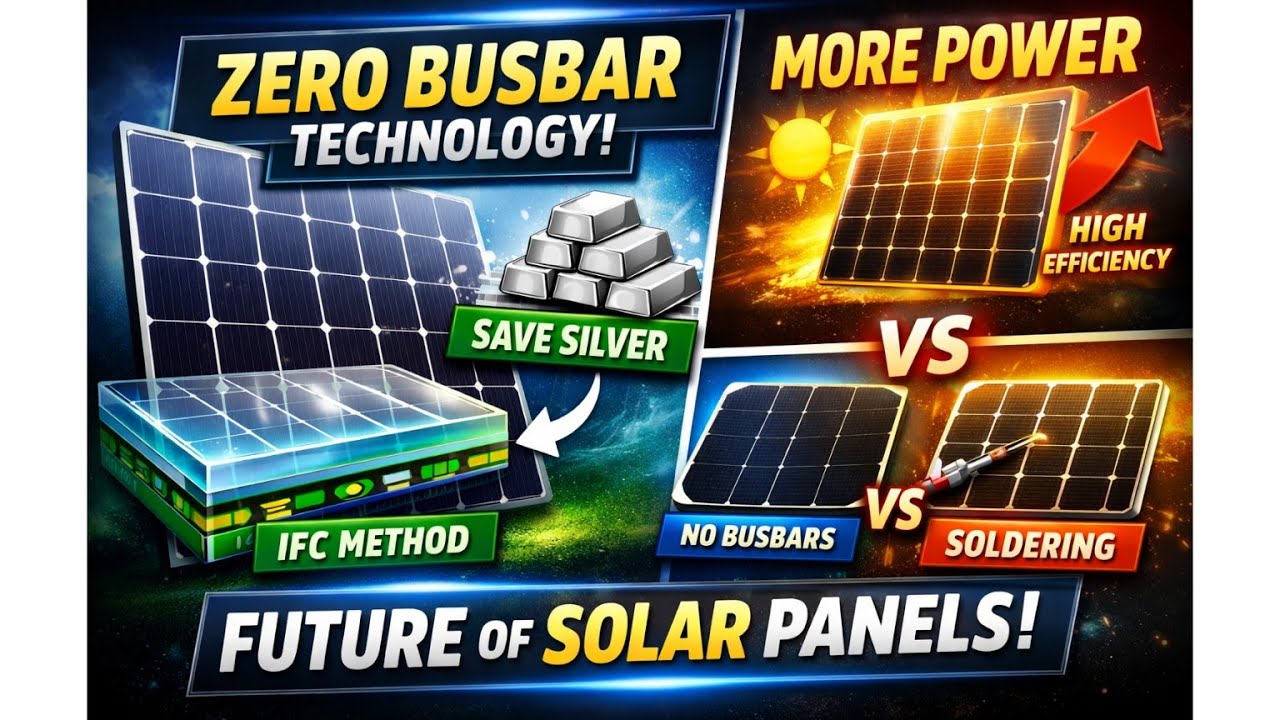 Future of Solar Panels: Zero Busbar (0BB) Technology Explained | Silver ...