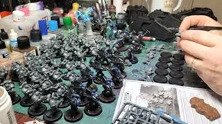 Horus Heresy, Ultramarines from scratch pt 81. Noticing faults trying to improve 3 tanks and 50 men.
