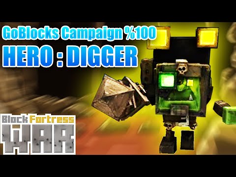 This is not what I was EXPECTING ! (8) Block Fortress War GoBlocks Campaign 100% : Hero DIGGER