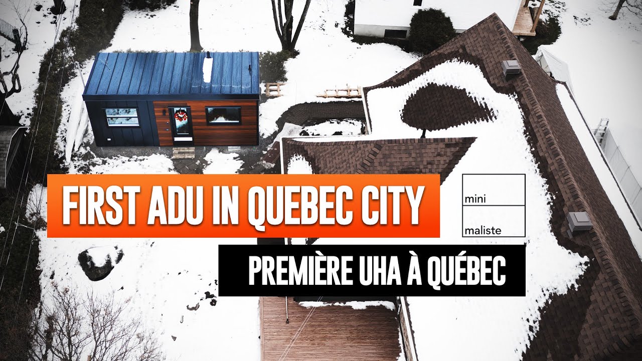 The very first ADU in Quebec city! // La toute premère UHA dans la ville de Québec!