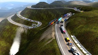 Deadly Roads | World’s Most Dangerous Roads | Bus on Dangerous Mountain Road | dangerous bus driving