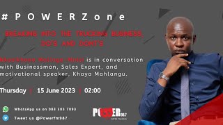 Breaking into the Trucking Business Full Interview On Power Fm 98.7 #powerzone #power98.7