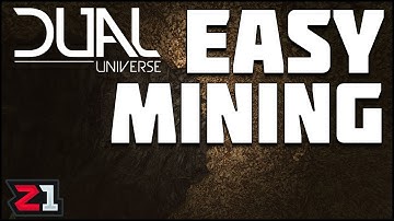 Quick and Easy Mining! How to Mine in Dual Universe ! | Z1 Gaming