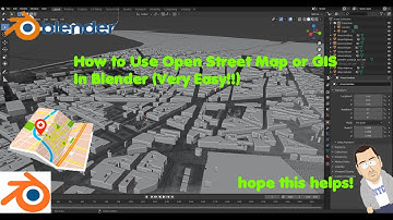 How to Use GIS and Open Street Map in Blender Tutorial