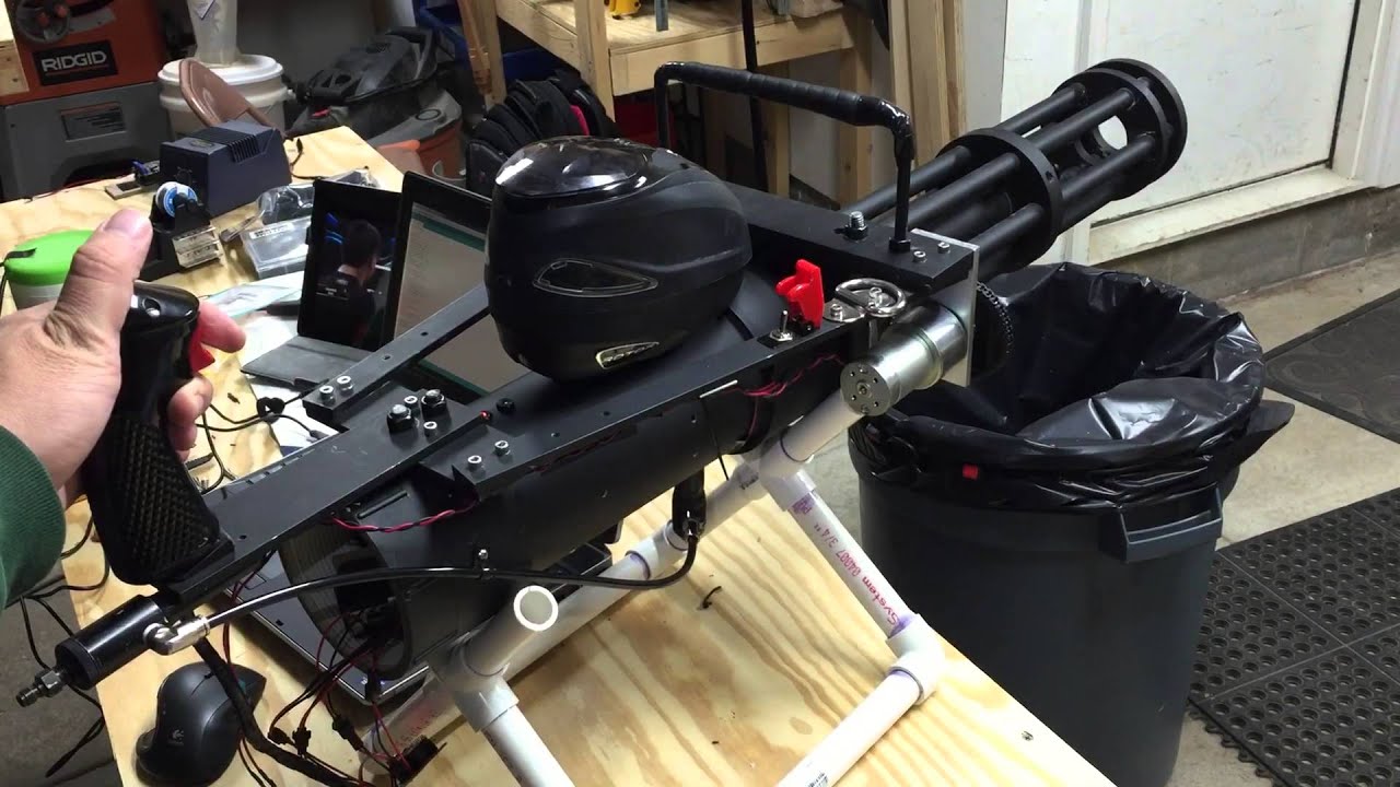 Old Painless 2.0 Paintball Minigun YouTube