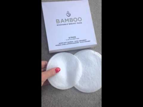 Video: Mama Designs Bamboo Washable Bröstkuddar Review