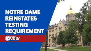 Notre Dame to start requiring ACT, SAT test scores again during admissions process