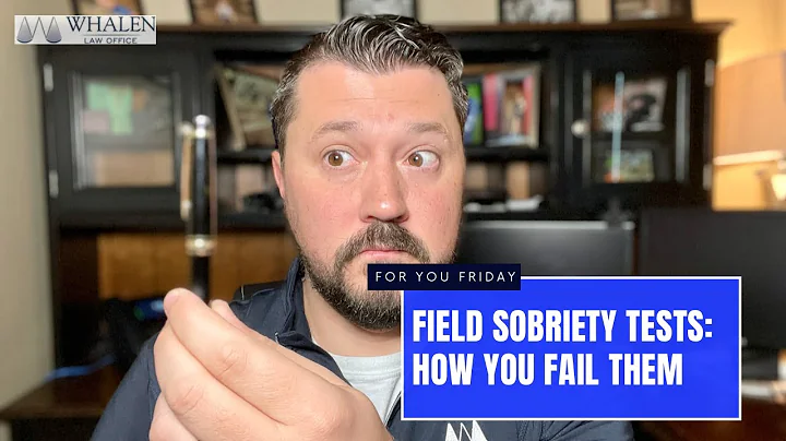 How you FAIL Standardized Field Sobriety Tests (SFSTs)