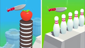 Slice It All Gameplay! Satisfying and Relaxing ASMR Slicing Video