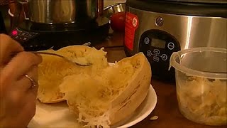 Crockpot / slow cooker spaghetti squash ...