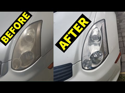 Headlight Restore On G35 Using Household Product Super Easy 