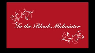 Video thumbnail of "Christmas Carol / IN THE BLEAK MIDWINTER / Holst / INSTRUMENTAL (PIANO ONLY) Lyrics Below"
