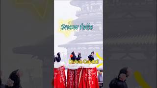 Once Snow Falls,Luoyang Transforms Into The Divine Capital.