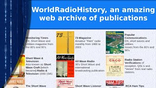 Ham Radio - WorldRadioHistory.com, An amazing archive of radio and broadcasting publications!