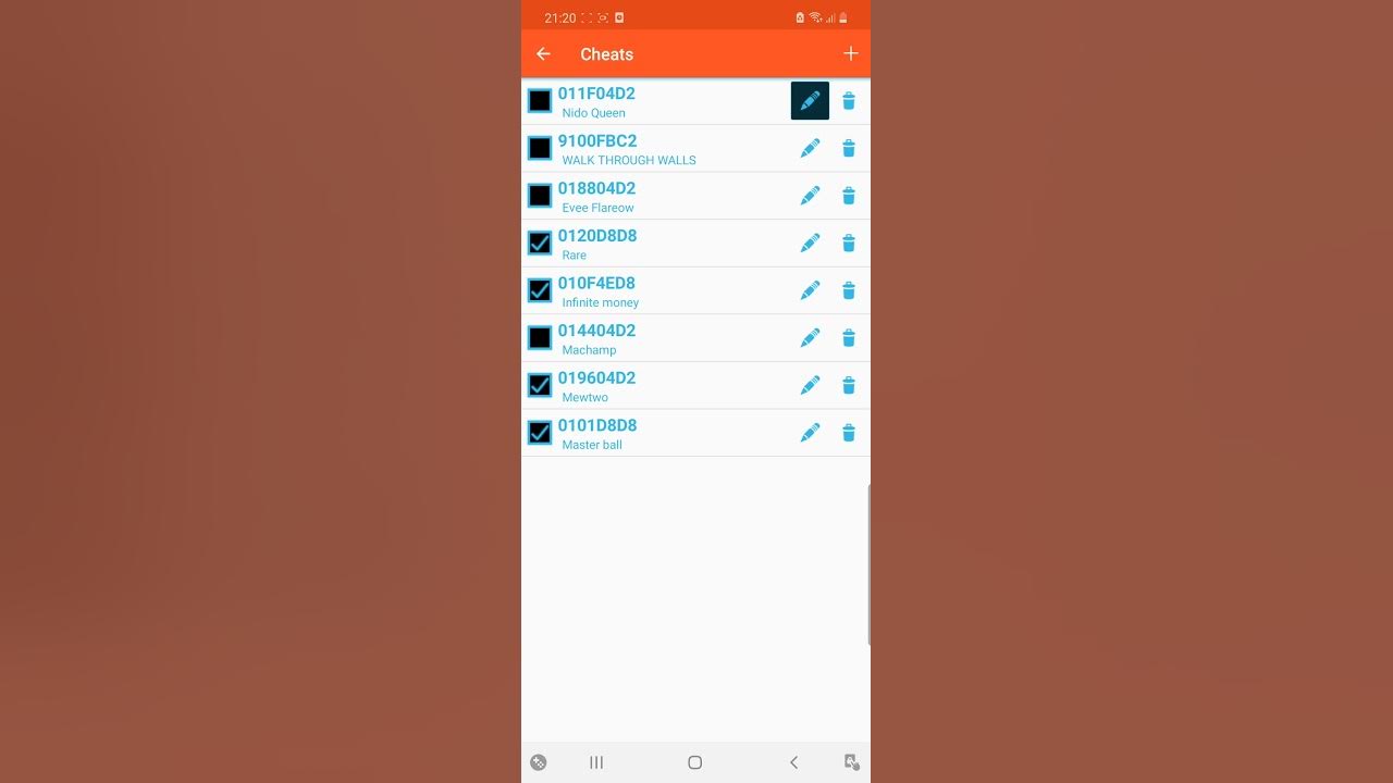 all cheat codes i use in pokemoon cristal and silver classic YouTube