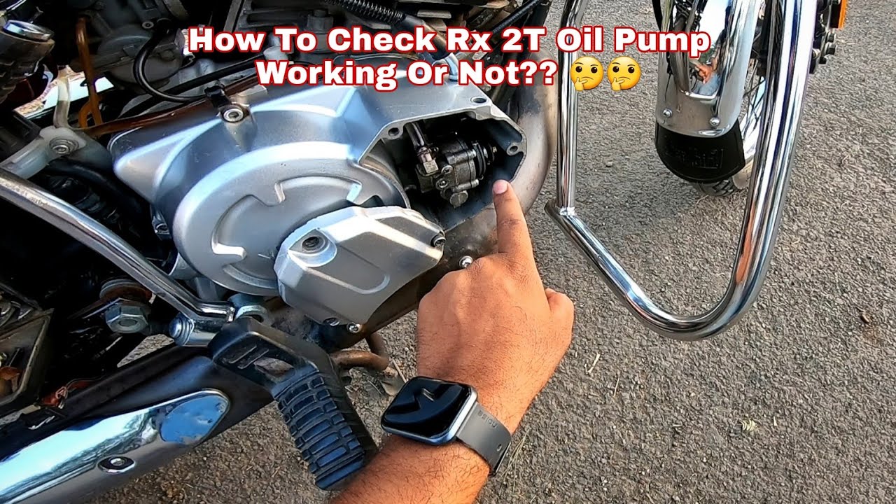 How To Check Rx 100 Oil Pump Working Or Not?? 🤔 Very Easy Method It's Save Your Rx Piston