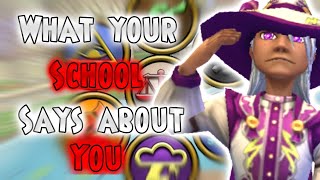 What your WIZARD101 SCHOOL says about YOU! Wizard101 What Each School Says About Your Personality
