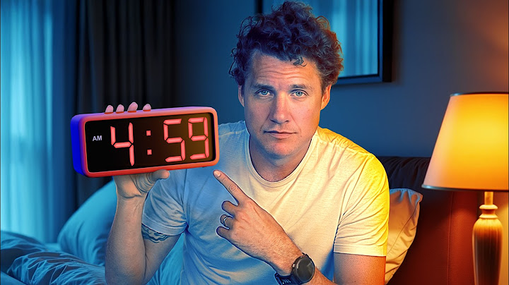How to Wake Up at 5AM with No Alarm