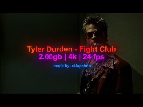 Tyler Durden Scene Pack | 4k Logoless (Fight Club)