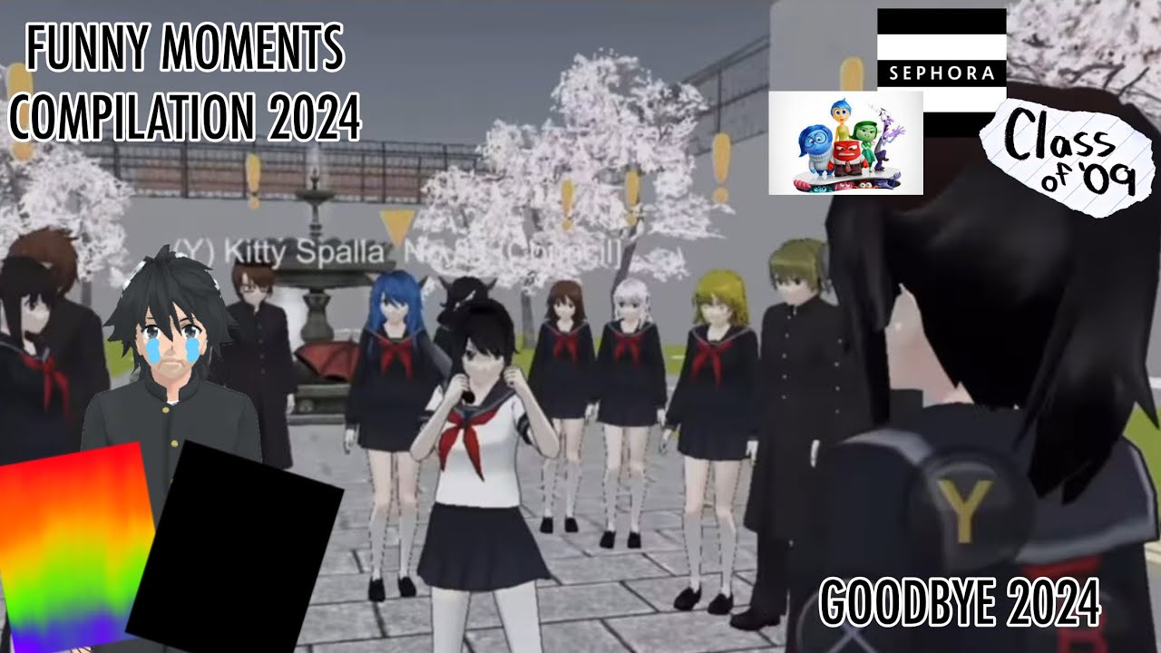 FUNNY MOMENT COMPILATION OF MY VIDEOS IN 2024!! ❤️ | high school simulator 2018
