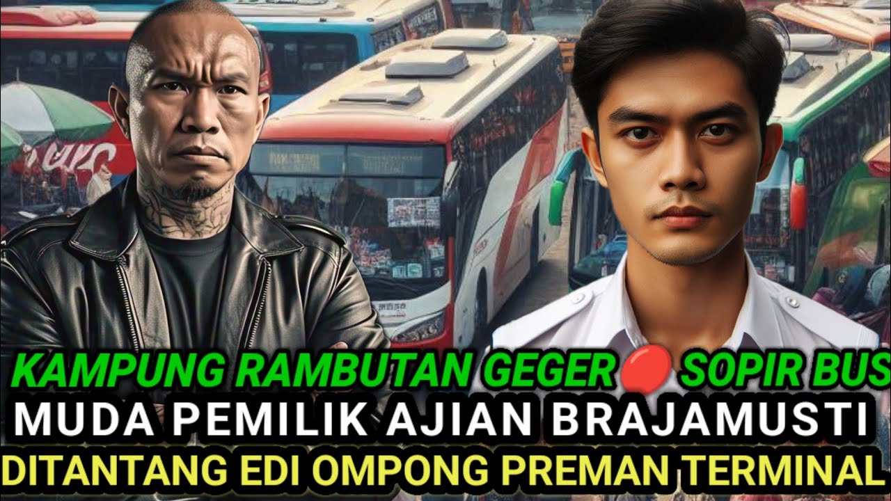 KISAH NYATA ❗ PREMAN TERMINAL KAMPUNG RAMBUTAN MENANTANG SOPIR BUS MUDA PEMILIK AJIAN BRAJAMUSTI