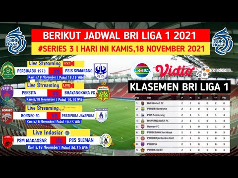 Jadwal BRI Liga 1 2021 Hari Ini - Psis Vs Persikabo 1973 - Bhayangkara Fc Vs Persita Tanggerang