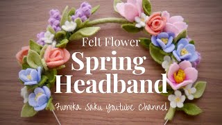 How to Make Felt Flower Spring Headband