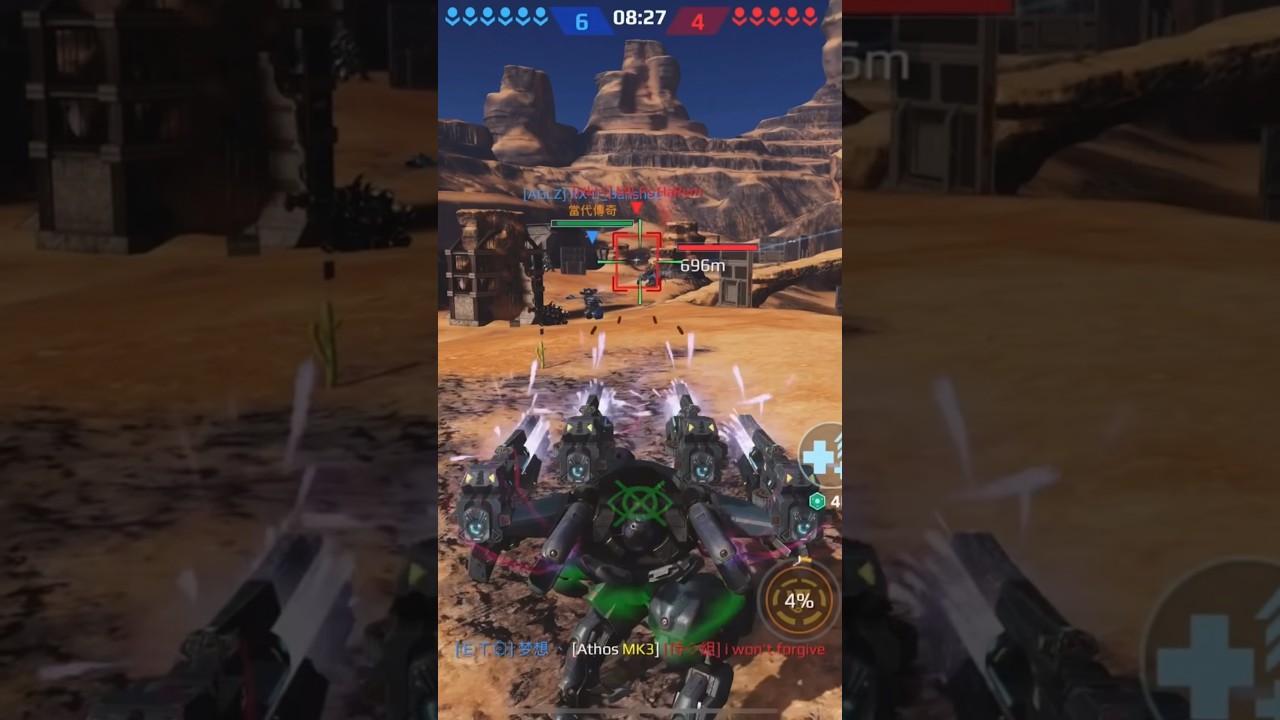 War Robots || Gauss one shot kill compilation☝️