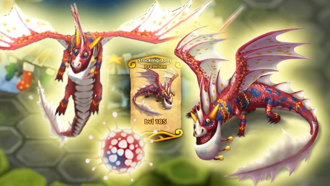 STOCKING JOLLY - Max Level 185 — New Premium Shockjaw Showcase | Dragons: Rise of Berk
