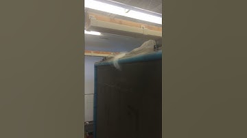 Smoke on top of wind tunnel