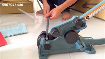 Cách sử dụng kìm cộng lực uốn sắt cắt thép xây dựng SCB-16 và CB-0213 MCC Japan